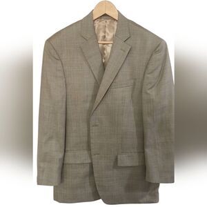 Tasso Elba Mens Wool Blend Blazer Sport Coat Jacket Size 40 Regular (Medium)